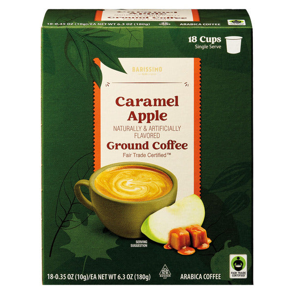 Barissimo Caramel Apple Ground Coffee - 18 Cups (6.03 oz)