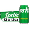 Sprite Lemon Lime Soda, 12 Pack 12 oz