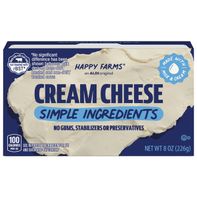 Happy Farms Simple Ingredient Cream Ch, Cream Cheese 8 oz