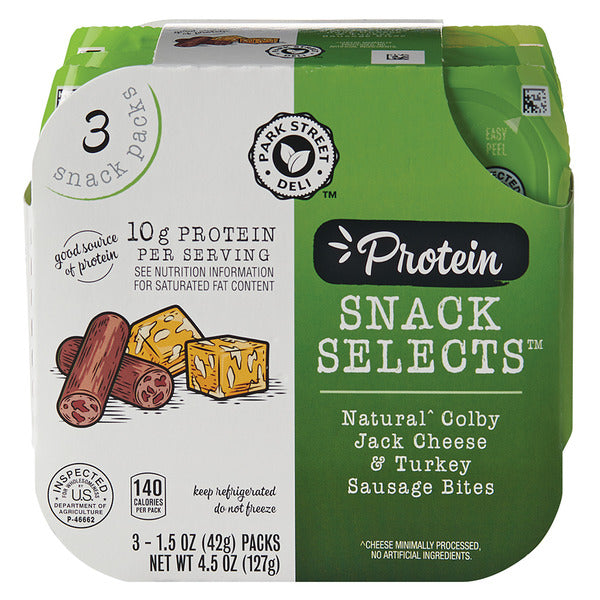 Park Street Deli Turkey Bites with Colby Jack 4.5 oz