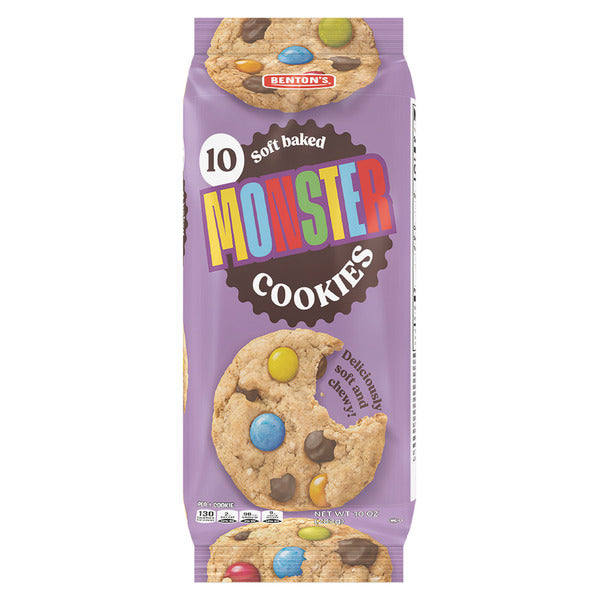 Benton's Soft Baked Monster Cookies - 10 Count 10 oz