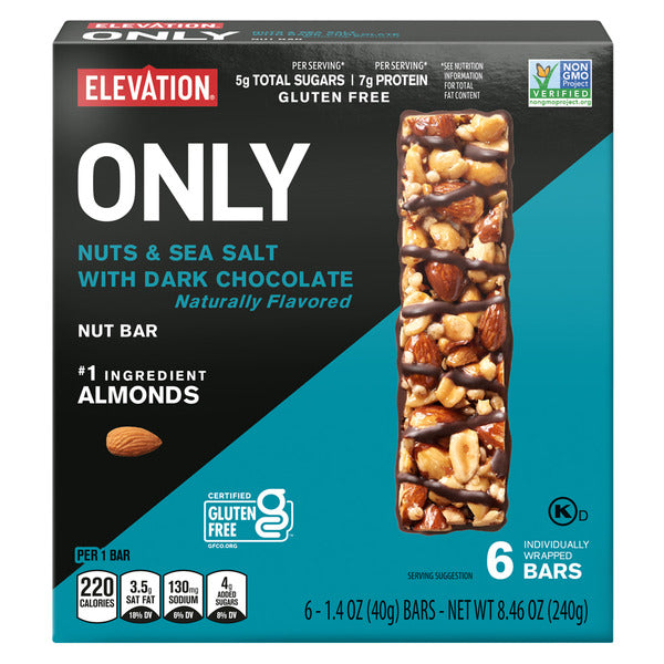 Elevation Dark Chocolate Cherry Cashew Fruit & Nut Bar 8.4 oz