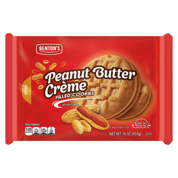 Benton's Peanut Butter Crème Filled Cookies 16 oz