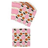 The Halloween Collection Pink Ghost/Pumpkin/Bat Paper Napkins 1 each