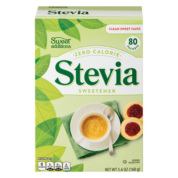 Sweet Additions Stevia No Calorie Sweetener Packets 5.64 oz