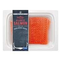 Fresh Never Frozen Atlantic Salmon Portion, per lb About 1.0 lb