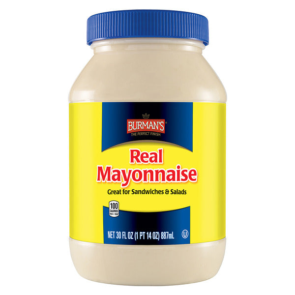 Burman's Real Mayonnaise 30 fl oz