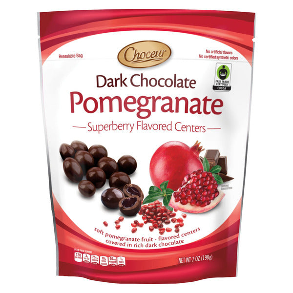 Choceur Pomegranate Dark Chocolate 7 oz