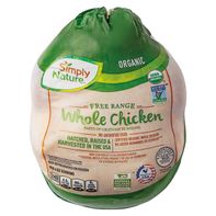 Simply Nature Organic Whole Chicken About 5.2 lb / package