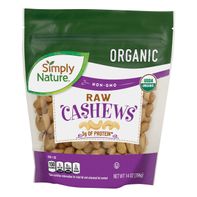 Simply Nature Organic Raw Cashews 14 oz