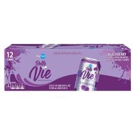 PurAqua Blackberry Belle Vie Sparkling Flavored Water 12 fl oz