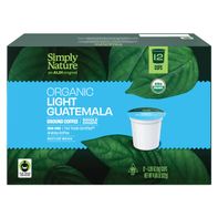 Simply Nature Organic Guatemalan Coffee Pods - 12 Cups 12 ct