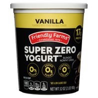 Friendly Farms Vanilla Super Zero Yogurt 32 oz