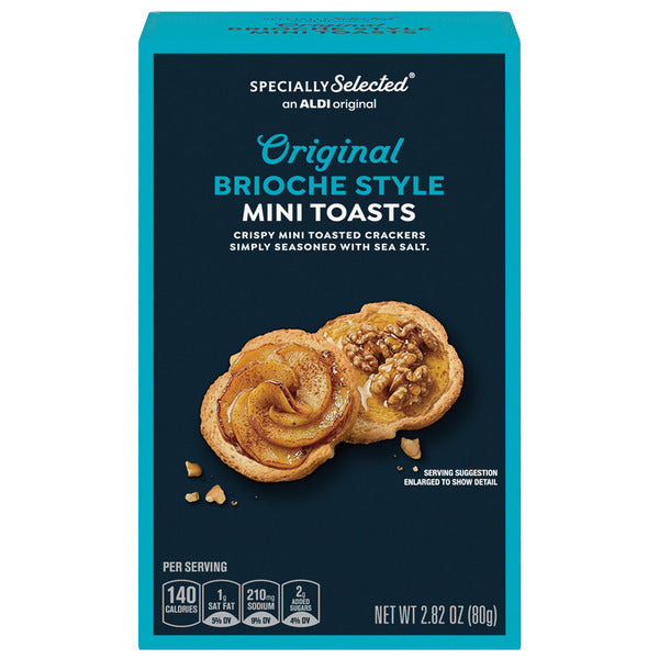 Specially Selected Original Mini Brioche Toast Cracker 2.82 oz
