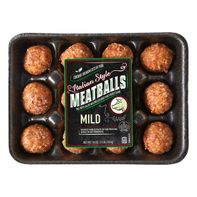 Mild Pork Italian Style Meatballs 16 oz