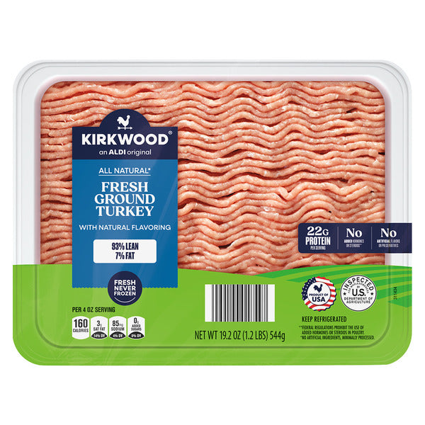 Kirkwood USDA Fresh Ground Turkey 19.2 oz