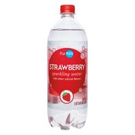 Puraqua Strawberry Sparkling Flavored Water 33.8 fl oz