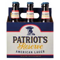 Patriot's Reserve American Lager - 6 Pack, 12 fl oz Bottles 12 fl oz