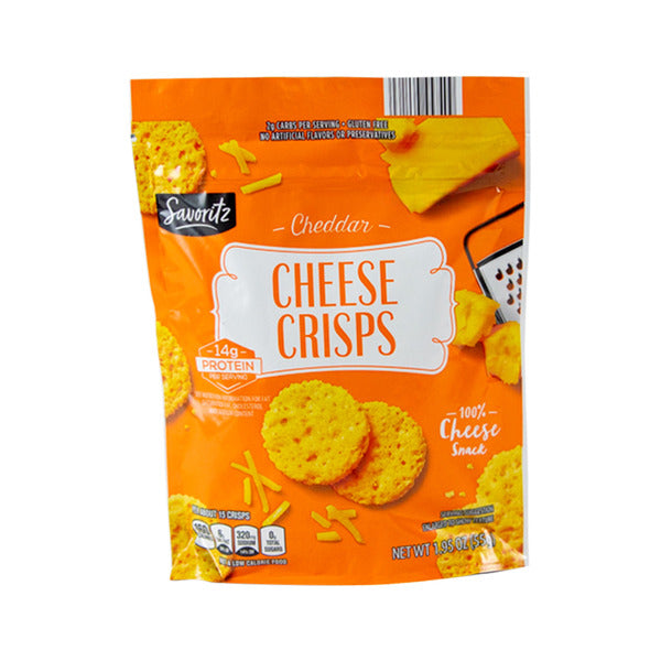 Savoritz Cheddar Cheese Crisps 1.95 oz