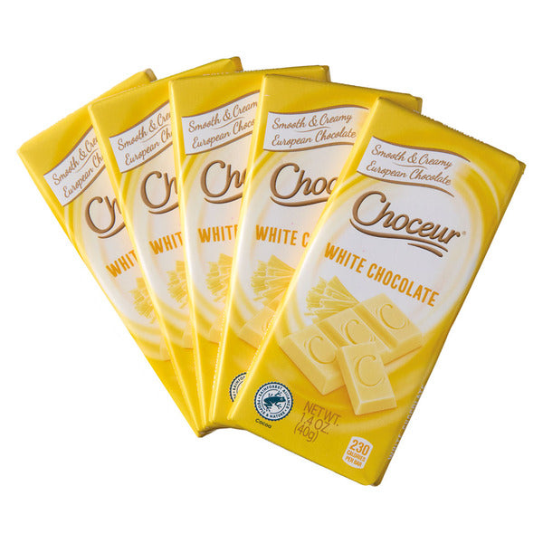 Choceur White Chocolate Mini Chocolate Bars - 5 Pack 7 oz
