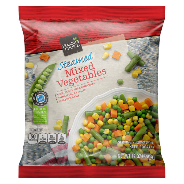 Season's Choice Frozen Steamed Mixed Vegetables 12 oz