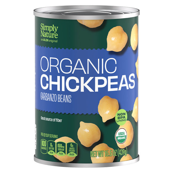 Simply Nature Organic Chickpeas 15.5 oz