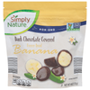 Simply Nature Dark Chocolate Covered Freeze Dried Banana 4 oz