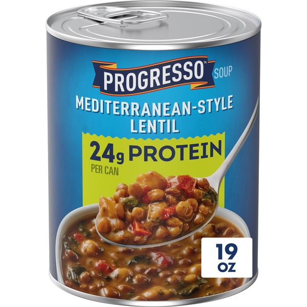 Progresso Progresso Protein Soups, Med Lentil 19 oz