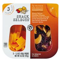 Park Street Deli Sharp Yellow Cheddar, Cranberries & Cashew Snack Selects - 3 Packs 1.5 oz