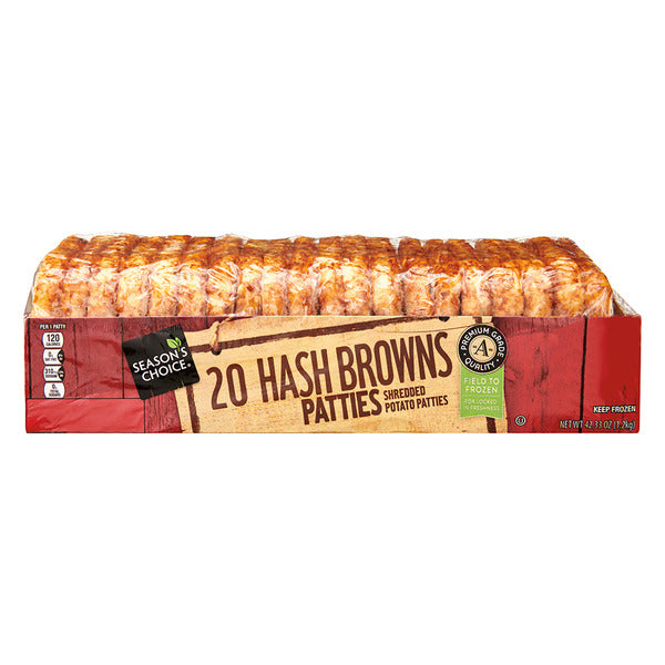 Season's Choice Hash Brown Patties - 20 Count 43.33 oz