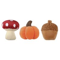 Heart To Tail Pumpkin/Acorn/Mushroom Catnip Toys 1 each