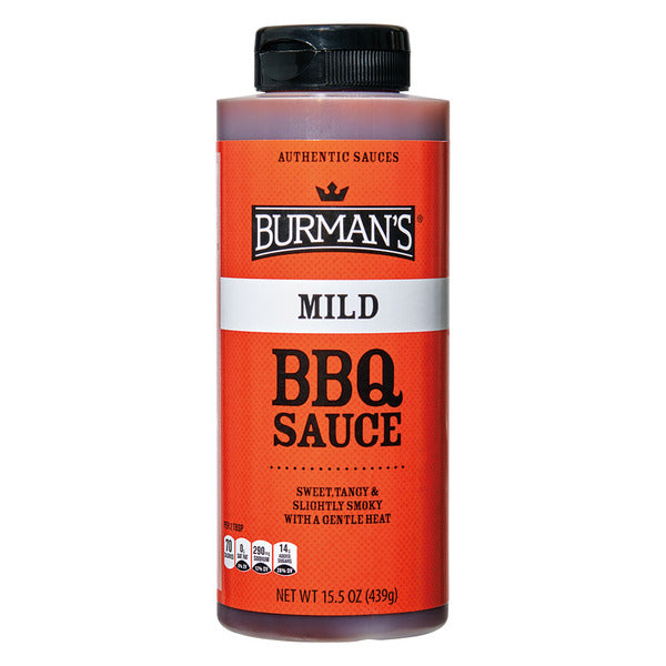 Burman's Mild BBQ Sauce 15 oz