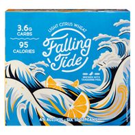 Falling Tide Light Citrus Wheat Beer - 6 Pack, 12 fl oz Cans 12 fl oz