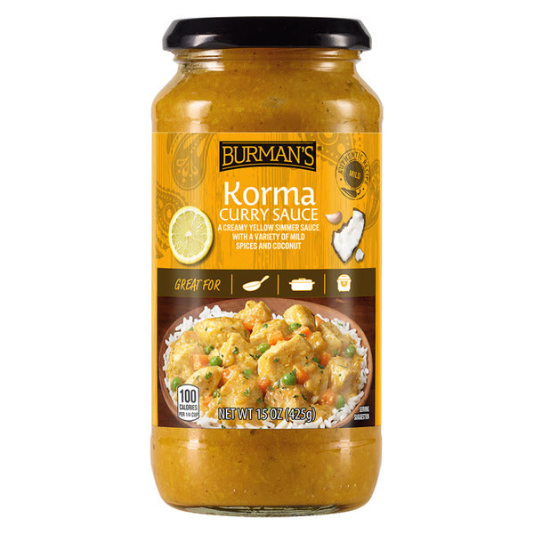 Burman's Korma Curry Sauce 15 oz