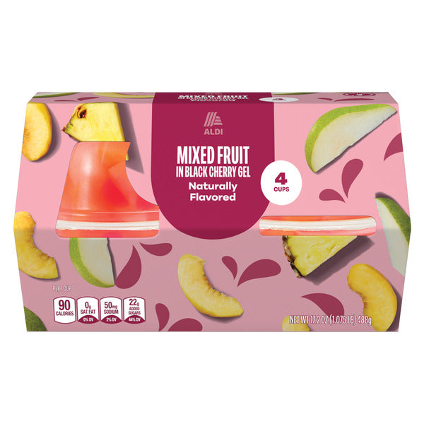 Lunch Buddies Mixed Fruit in Blackcherry Gel Cups 17.2 oz