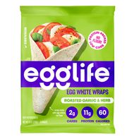 EggLife Roasted Garlic & Herb Egg White Wrap 6 ct
