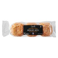 Specially Selected Sesame Seed Brioche Buns - 6 Count 10.58 oz