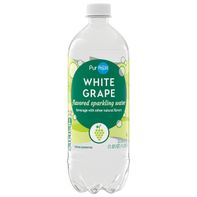 Puraqua White Grape Flavor Sparkling Water 33.8 fl oz