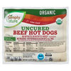 Simply Nature Organic Uncured Beef Hot Dogs 10 oz