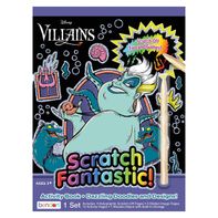 Bendon Disney Villains Halloween Scratch Art 1 each