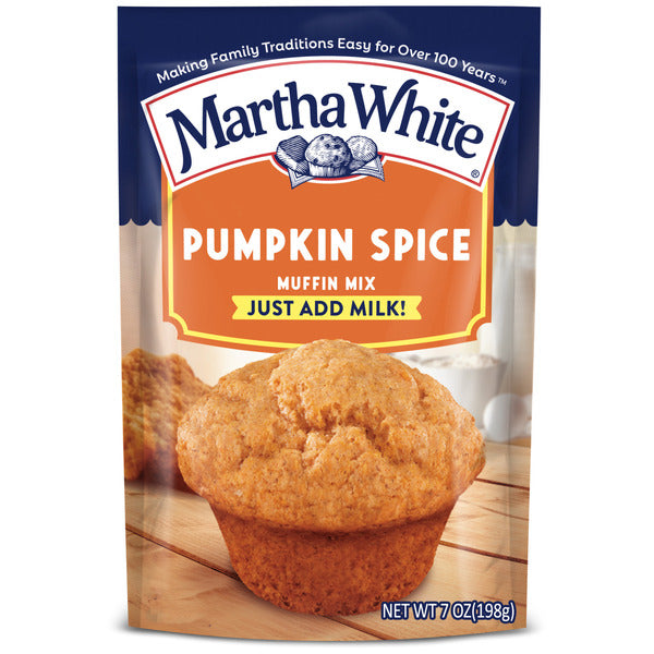 Martha White Fall Muffin Mix, Pumpkin 7 oz