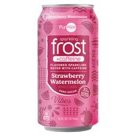 Puraqua Sparkling Frost Caffeine Strawberry Watermelon 16 fl oz