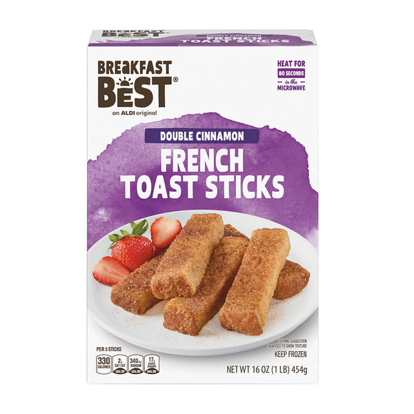 Breakfast Best Double Cinnamon French Toast Sticks 16 oz