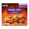 Millville Fruit and Nut Trail Mix Chewy Granola Bars, 6 count 7.4 oz