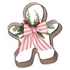 Merry Moments Metal Tabletop Gingerbread 1 each