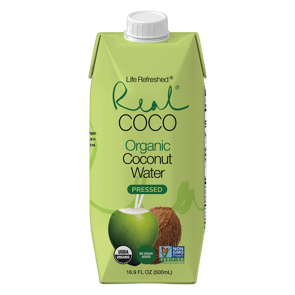 Real Organic Pressed Coconut Water - 12 Pack 16.91