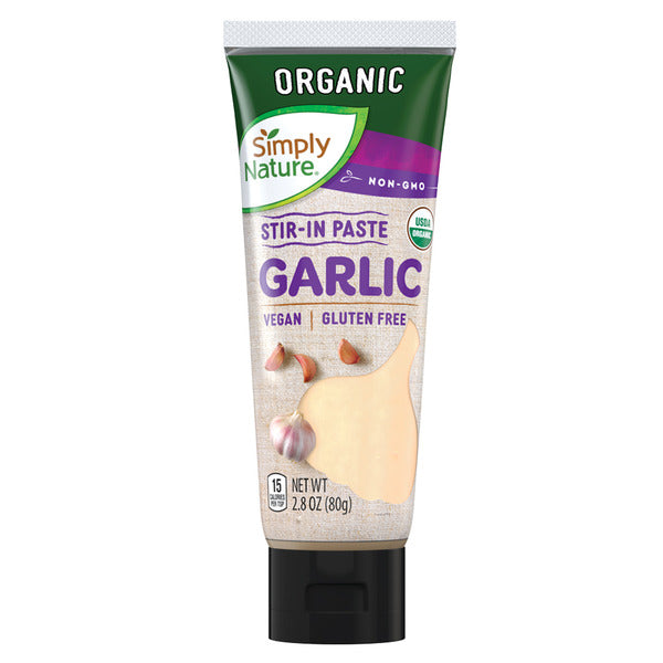 Simply Nature Gluten Free Garlic Stir-In Paste 2.8 oz