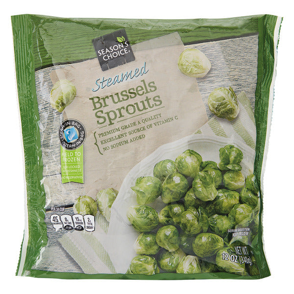 Season's Choice Frozen Steamed Brussels Sprouts 12 oz