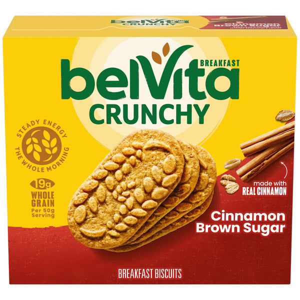 Nabisco belVita Cinnamon Brown Sugar Crunchy Breakfast Biscuits - 5 Pack 1.76 oz