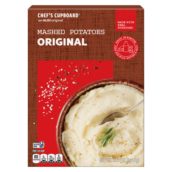 Chefs Cupboard Gluten Free Original Mashed Potatoes 13.75 oz